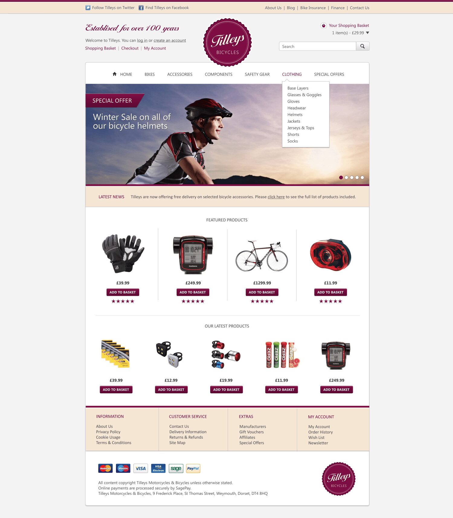 tilleys motorcycles