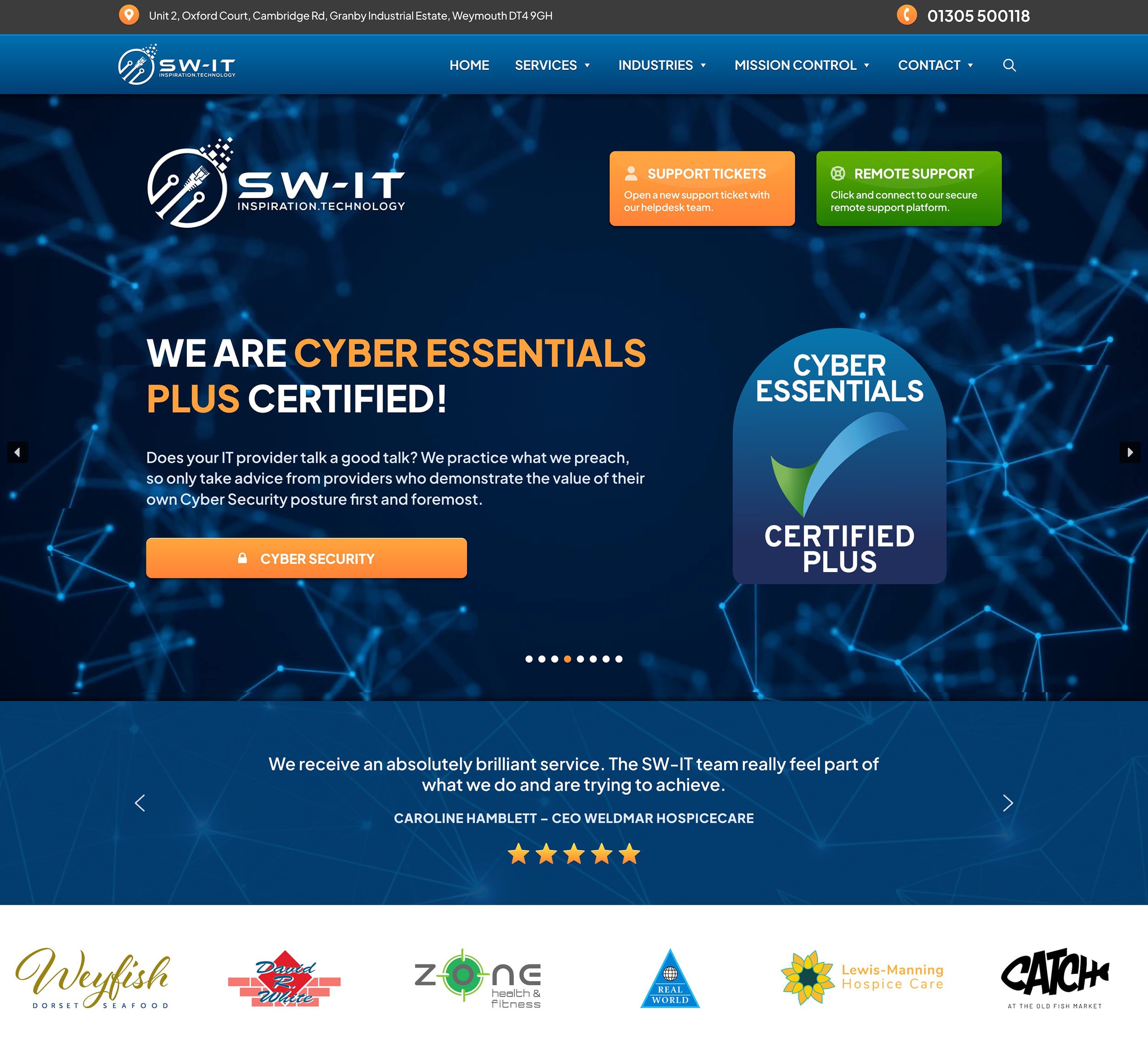 South West IT header